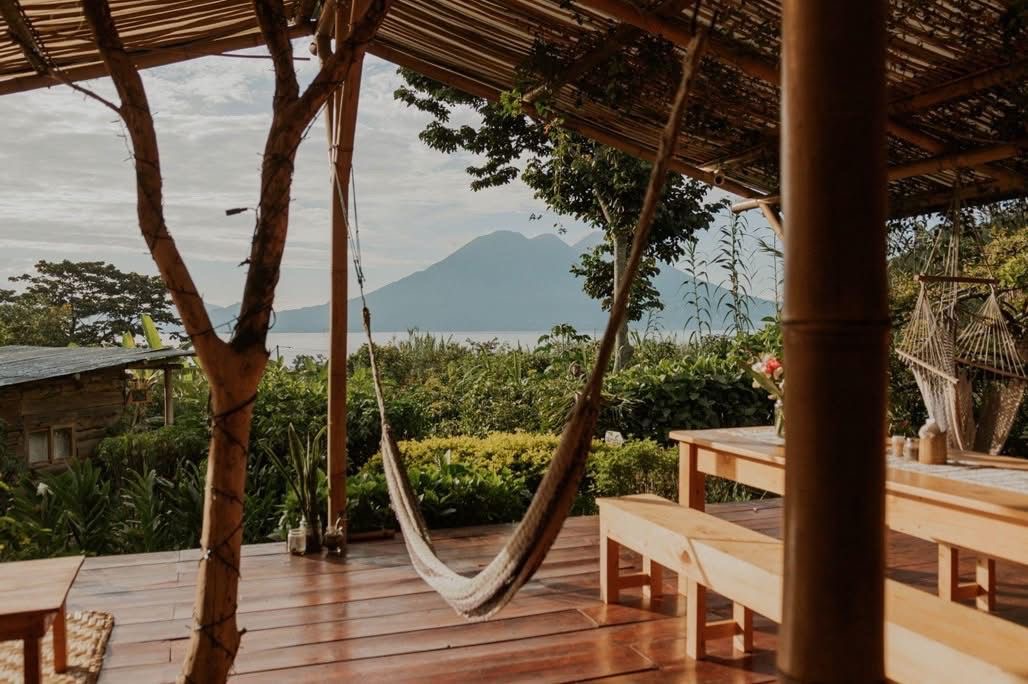 Private room and integration space at the retreat