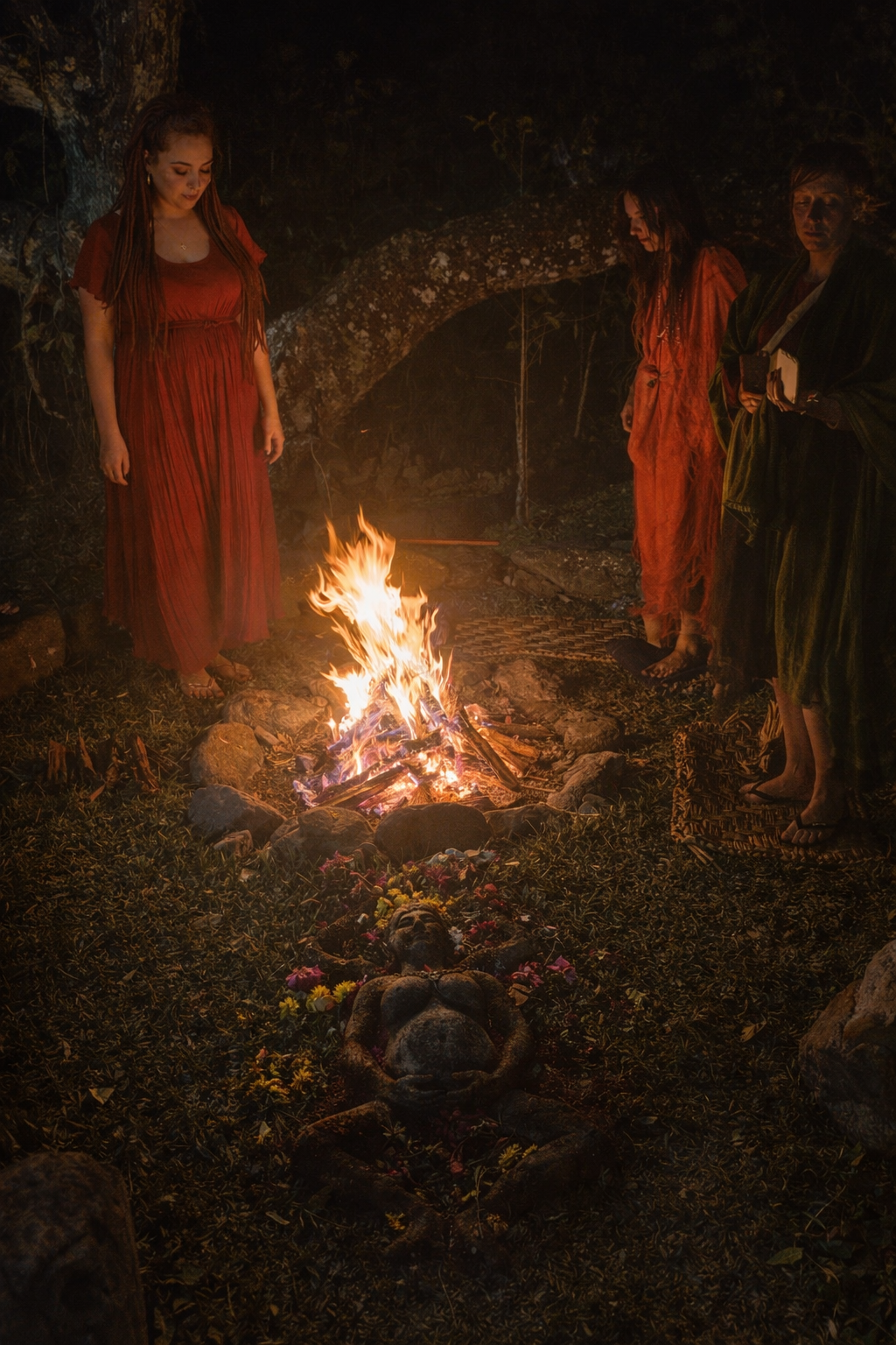 Butterfly 7 Sacred rage and fire ceremony with volcano view