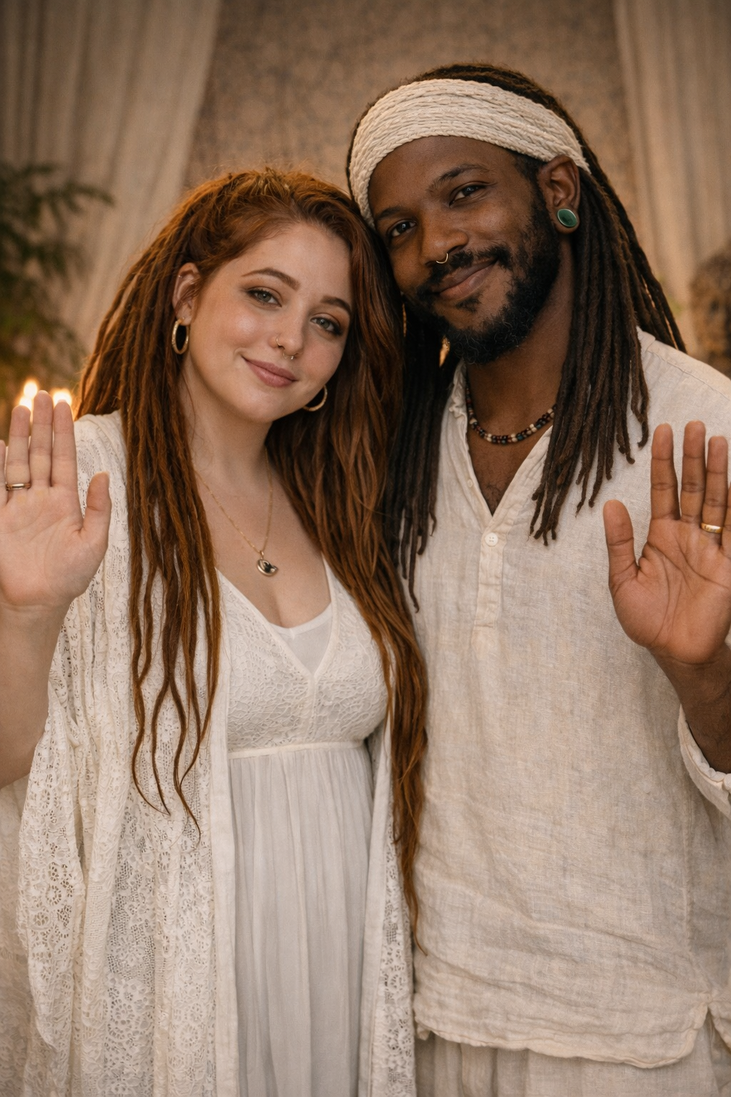 Tye and Tori together in a warm candid moment