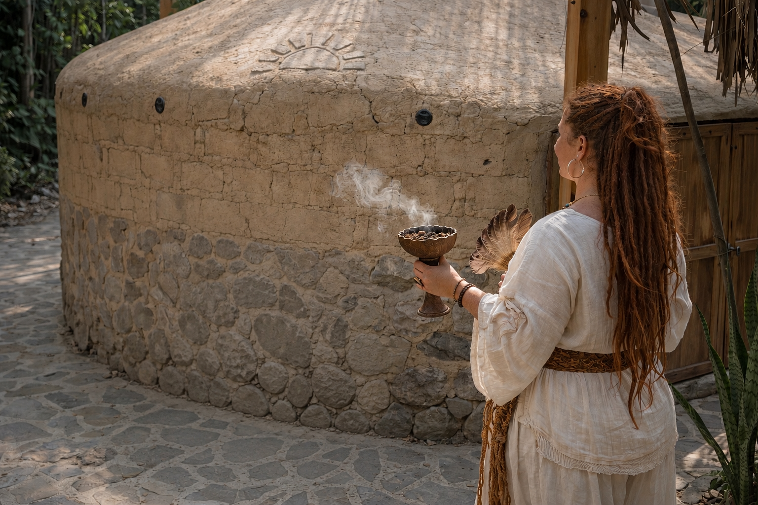Temazcal steam ceremony at Lake Atitlán